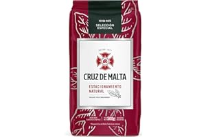 YERBOX 🌿 Cruz de Malta Yerba Mate Herbata Seleccion Especial 500g + Próbka prezentowa (50g):🧉Bogata w przeciwutleniacze i witaminy, przyspiesza przemianę materii, bez cukru | Argentyna 🇦🇷