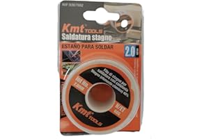 VIDOELETTRONICA Bobine d'étain de 60 Gr bobine à souder fil d'étain pour soudure (60 gr 2mm)