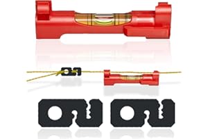 1667 Profi Schnurwasserwaage und Schnurspanner im Set für Schlagschnur Maurerschnur Richtschnür/Maurerarbeiten, Pflaster-Arbeiten | Profi und Hobby Handwerker