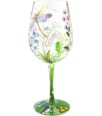 Lolita Bicchiere Unicorno In Vetro Dipinto A Mano - Multicolore, 85x85x225 Mm, Idea Regalo Originale