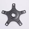 Prowheel EBike Chainring Adapter Spider 130 BCD, Aluminium Torque Sensor Spider Adapter Bike Crank for BAFANG LDS Kclamber,Belt Drive Ebike