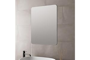 Artis® 500 x 700mm Bathroom Mirror Frameless Vanity Mirrors Bevelled Edge Wall Mounted Mirrored, Rectangular