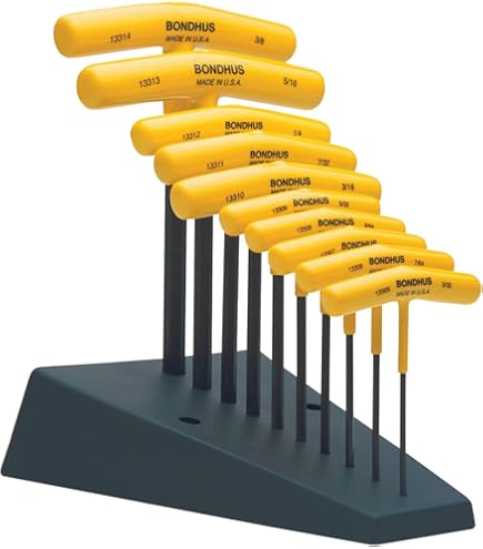 Bondhus HTX80M/S 8 Piece T-Handle Hex Key Set 2mm-10mm - View #8