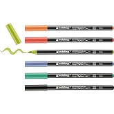 edding 4200 Porselen Fır&ccedil;a Kalemi - &Ccedil;ok Renkli - 6 Kalem - Fır&ccedil;a Ucu 1-4 mm - Yazmak i&ccedil;in Ke&ccedil;eli Kalem Seramik Porselen Dekor