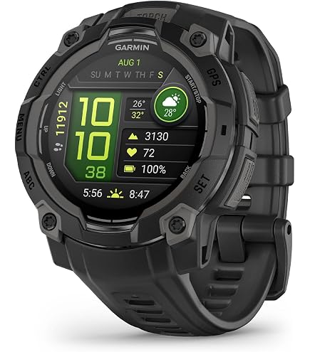 Garmin Fenix 5 Multisport GPS Watch with Black Band, Outdoor