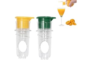 YOUKLY Zitronenpresse Handpresse, Zitruspresse Manuell, Limettenpresse Zitronenpresse Klein, Zitronenausgießer Hand Lemon Squeezer Für Orangensaft Zitronensaft (Set A)