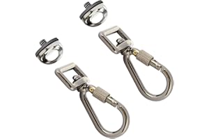 ZTOWOTO Vis de caméra 1/4 "et Crochets matériels pour appareils Photo Reflex, appareils Photo sans Miroir, Sangles d'appareil Photo, trépieds, cardan pour Appareil Photo, bâtons pour Selfie (2 PCS-1)