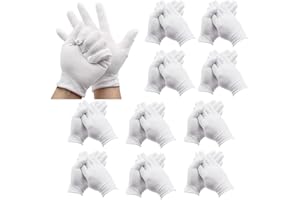 6 Paar Weiße Handschuhe 100% Baumwolle Dermatologisch Ekzem Kosmetikhandschuhe Aus Baumwolle Kaufen Baumwoll Handschuhe