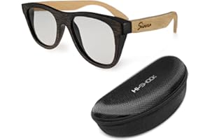 ‎HI-SHOCK Hi-Shock Passive Bambus 3D-Brille Sierra für 4K 3D TVs kompatibel mit LG Philips, Grundig, Löwe, Sony, Panasonic, Toshiba | komp mit AG-F420 / PTA417 / ZCW000 / Art 32 / TDG500P