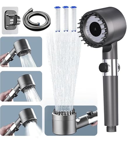 GEMMOVE Handheld Multi Ionizer Showerhead – Premium Ionizer – Ion