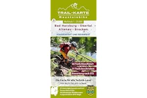 MTB Trail-Karte Harz: Bad Harzburg – Okertal – Altenau – Brocken: Nr. 3 | Wasser- und reißfeste Mountainbike-Karte