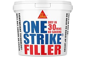 Everbuild – One Strike – multifunktionell snabbtorkande fyllmedel – engångsapplikation – vit – 450 ml badkar