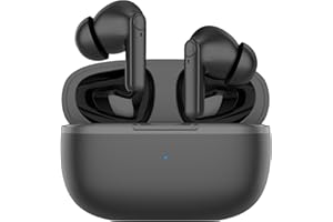 TATUNER Auriculares Inalambricos, Auriculares Bluetooth 5.3 con 4 Microfono,56 Horas de Reproducción Carga Rápida Type-C, Control de Volumen,Cascos Inalambricos Resistente al Agua IPX8 para iOS Android