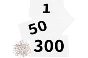 ‎AZARXIS Azarxis Startnummern mit Sicherheitsnadeln für Sportveranstaltungen, Wasserdicht und Reißfest Startnummernhalter für Laufen, Trailrunning, Radfahren