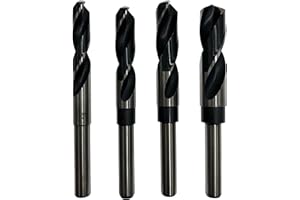 FALON TECH FT Falon-Tech HSS Metallbohrer Set 4 tgl. (Ø 14 mm, Ø 16 mm, Ø 18 mm, Ø 20 mm)- aus hochwertigem Stahl, Schnellarbeitsstahl - präzise & zentriert Spiralbohrer Set für Metall- Stahlbohrer Satz, Bruchfeste