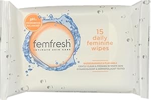 Church & Dwight Femfresh Feminine 15 Tücher - Intimhygiene - 4 Packungen Y