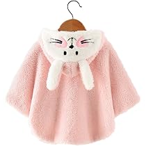 Cape à Capuche Pour Enfant TININNA - Poncho Hiver En Coton Doux - Coupe-vent Chaud Pour Bébé Fille Et Garçon