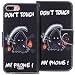 Produktbild iPhone 7 Plus Hülle, SpiritSun PU Leder Wallet Schutzhülle für Apple iPhone 7 Plus (5.5 Zoll) Bookstyle Design Ledertasche Case Tasche mit Standfunktion und Kredit Kartenfächer - Don't Touch My Phone