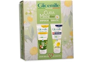 Glicemille Cofanetto Cura Mani Duo Esfolia & Idrata con Scrub esfoliante 100 ml + Crema Mani Vellutante 100 ml