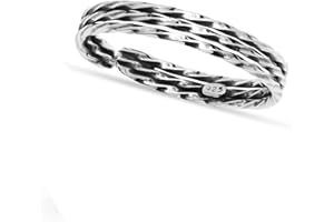 LeCalla 925 Sterling Silver Minimalist Toe Rings Simple Open Adjustable Mixed Design Toe-Rings for Women