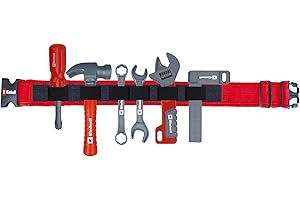 Happy People Einhell - Ceinture à outils pour enfant - 7 pièces - Avec 6 outils - Dimensions : environ 85 x 10 x 1 cm