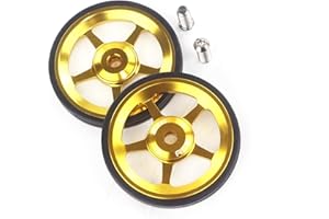 Aceoffix 2pcs Alloy Easywheel & Titanium Bolts For Brompton Folding Bike