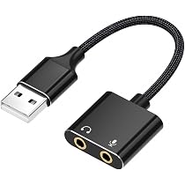 Adattatore Usb-Audio Per Microfono, Casse O Cuffie Adattatore Usb-Audio Per Microfono, Casse O Cuffie