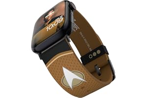 MOBYFOX Star Trek: The Next Generation Smartwatch Armband - Offiziell lizenziert, kompatibel mit jeder Größe und Serie der Apple Watch (Uhr nicht enthalten)