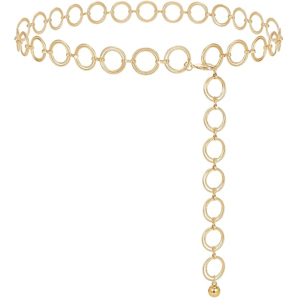 Prasacco Ster-heupketting ster riem jurk kettingriem zilver verstelbare
