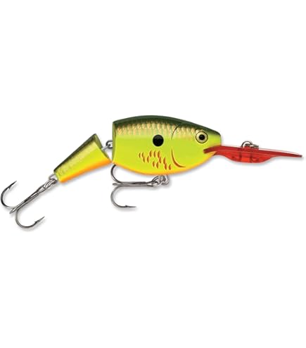 Leurre Rapala Shadow Rap Deep SDRD11, Chartreuse Dos Argenté, Pêche, Occasion