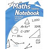 10 mm Squared Exercise Paper &ndash; Maths Notebook: Squared Exercise Book &ndash; Maths Jotter (1 cm squares) &ndash; Squared Graph Paper for