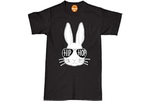 INVADING Hip HOP Easter T-Shirt Adult Kids Girls Boys Easter Bunny Ear Rabbit Tshirt