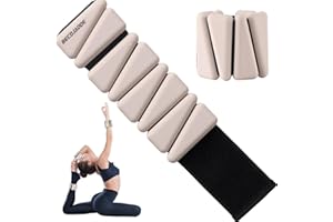 ‎BECOJADDE BECOJADDE Ankle Weights Set von 2 (Je 0.45kg / 0.9kg) für Frauen Männer Gewichtsmanschetten für Beine und Arme Adjustable Handgelenk Gewichte for Home Pilates Joggen Walking Workout Yoga