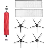 Ozemtek Siyah Roborock ile Uyumlu S7 S7 Max S7 Ultra T7 T7s Ana Fır&ccedil;a,Hepa Filtre,Yan Fır&ccedil;a Set-7 Par&ccedil;a