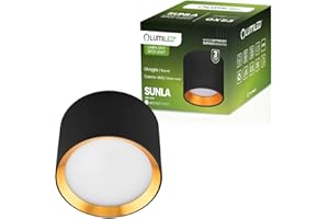 Lumiled Reflektor do montażu, lampa natynkowa Tuba, zewnętrzny spot, reflektor do montażu, lampa natynkowa, 230V, lampa sufitowa z gniazdem Gx53, zewnętrzna lampa montażowa z aluminium, downlight