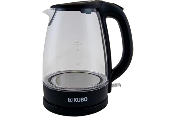 Kubo Hervidor de Agua Eléctrico - Filtro Antical - Indicador Nivel de Agua - Potencia 2200 W -Capacidad: 1.7L