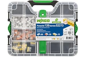 Wago Set med 120 terminaler S2273 (80 x 2E + 30 x 3E + 10 x 5E)