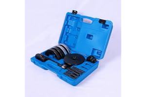 LIGHTAKAI Outil de roulement de roue, 16 pièces, 85 mm, roulement de roue, moyeu de roue de voiture, extracteur avec valise en plastique, compatible avec T5Touareg