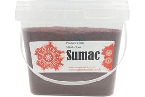 Nature Kitchen Sumac 500g Large Bag of Seasoning Spices and Herbs. Gluten-Free and Vegan, Everyday Cooking Blends for Marinades, Sauces, Frying, Baking Or Grilling