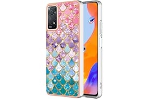 SEAHAI Funda para Xiaomi Redmi Note 12 Pro 4G, Patrones Colores Elegante Delgada a Prueba de Golpes TPU de Goma Suave Carcasa de Silicona Colorida - Escama Color