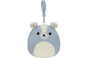 Squishmallows 3,5" Clip-On Sol The Skunk, Small