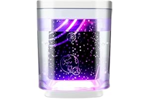 Humidificateur d'Air Beioue 1000ml Portable Humidificateur Ultrasonique USB Petit Humidificateur Arrêt Automatique Fonction Veilleuse Humidificateur Silencieux pour Chambre Bureau Voyage-Blanc