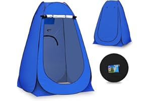 CLIPOP Tente de Toilette Pop Up Toilette Cabinet de Changement Anti-UV Tente de Douche pour la Plage, la pêche, Le Bain, l'extérieur, avec Un Sac de Transport