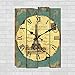 Produktbild amerikanische holz oder retro - modernen minimalistischen wohnzimmer wanduhr kreative europäische mode zu hause gucken stumm,16 zentimeter,c