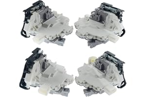 APM-AUTOTEILE Frankberg 4x Servomotor Cerradura de puerta Delantero Trasero Compatible con A4 8K2 B8 A4 Allroad 8KH B8 A4 Avant 8K5 B8 2007-2009 A5 8T3 8TA 2007-2012 Sustituir# 8J1837016A
