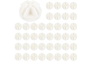 GOIEHIR Drahtgitter-Würfel, 40 Stück Drahtwürfel Kunststoffverbinder, DrahtgitterWürfel-Kunststoffverbinder, Kunststoff Steckregal Verbinder für Regalsystem Modulare Organizer Schrank, Weiß