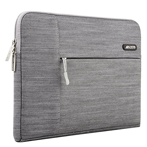 MOSISO Denim Gewebe Hülsen tragender Fall Abdeckungs schützender Beutel nur für neues MacBook 12 Zoll mit Retina Display, Grau