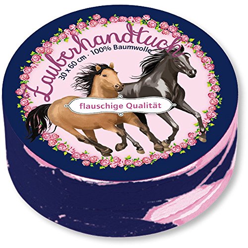 Preisvergleich Produktbild Lutz Mauder 40016 Zauberhandtücher TapirElla Pferde