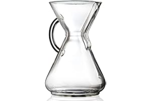 Chemex Pour-Over Glass Coffeemaker - Glass Handle Series - 10-Cup - Exclusive Packaging