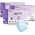 Romsons Dispo Guard 3 Ply Mask With Softest Ear Loops, 50Pcs/Pack (Pack of 3), 150 Pcs, Blue